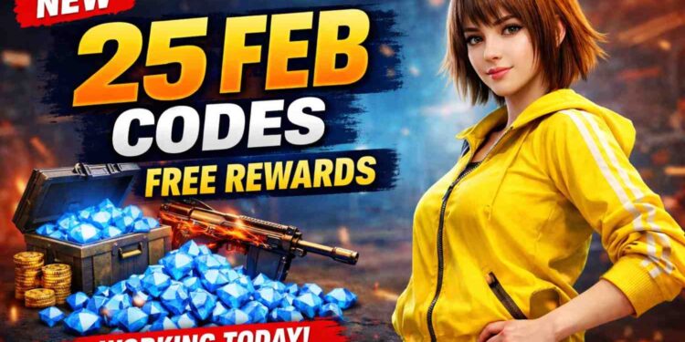 🔥 Free Fire MAX Redeem Codes for 25 February 2026 – Latest Working Codes Today