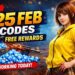 🔥 Free Fire MAX Redeem Codes for 25 February 2026 – Latest Working Codes Today