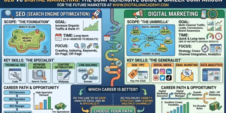 SEO vs Digital Marketing